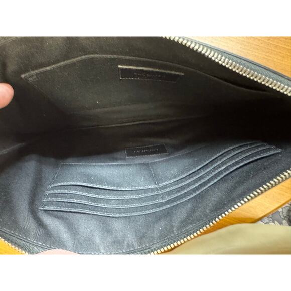 Saint Laurent NIB Studded Leather Portfolio in Black w/Box, Dustbag & COA - Picture 13 of 16